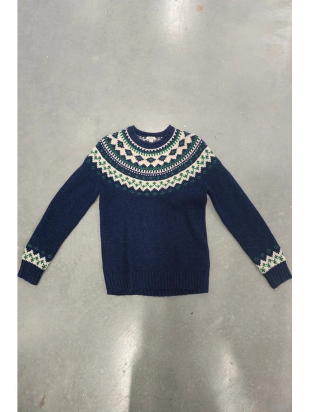 LL Bean Fair Isle Sweater
